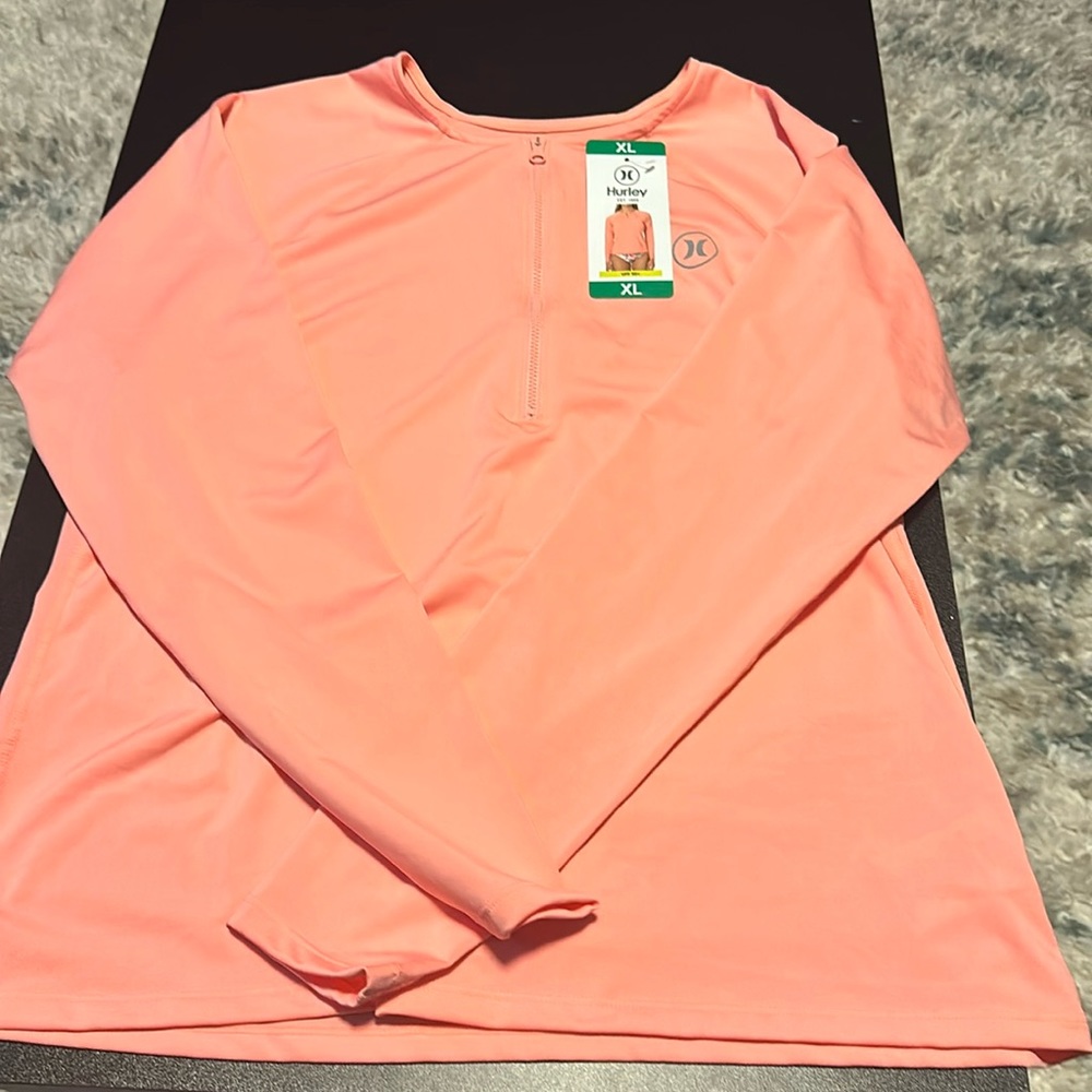 B18) pink women’s uv guard long sleeves